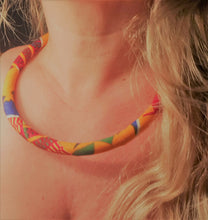 Load image into Gallery viewer, African Ankara necklace