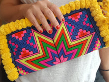 Load image into Gallery viewer, Thai Yellow pom pom bag