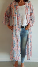 Load image into Gallery viewer, Indian Block print Kimono
