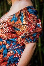 Load image into Gallery viewer, Ankara wrap blouse