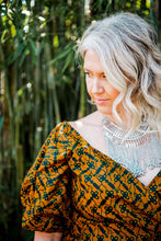 Load image into Gallery viewer, Ankara wrap blouse