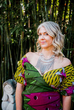 Load image into Gallery viewer, Ankara wrap blouse