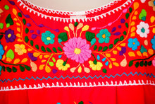 Load image into Gallery viewer, Mexican Bonita dress Red