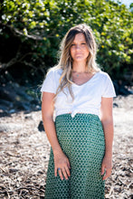 Load image into Gallery viewer, My green maxi high waist skirt