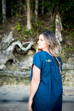 Load image into Gallery viewer, Mexican Bonita dress Navy Blu