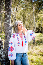 Load image into Gallery viewer, Ukrainian Vyshyvanka blouse