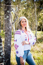 Load image into Gallery viewer, Ukrainian Vyshyvanka blouse