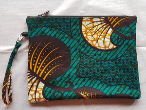 African Dakar Clutch Emerald