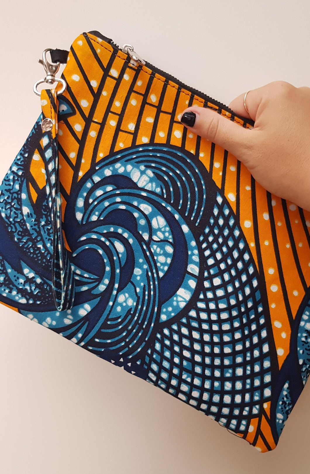 African Dakar Clutch Orange