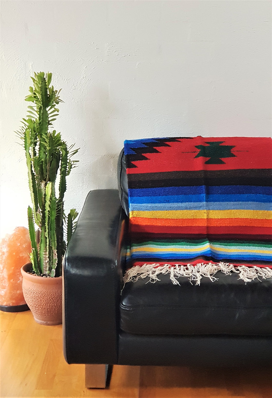 Mexican Red Aztec Rug