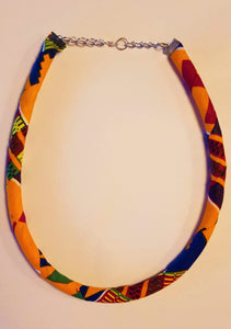 African Ankara necklace