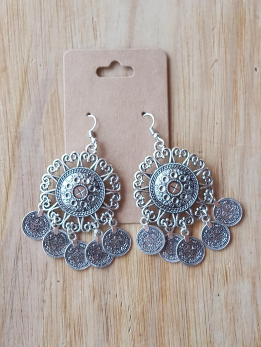 kuchi silver earrings