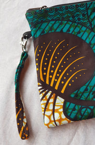 African Dakar Clutch Emerald