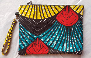 African Dakar Clutch Peacock