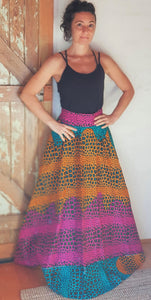Awa Ankara wax skirt